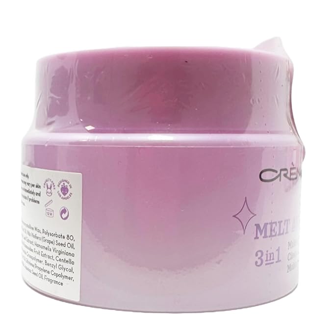 The Crème Shop Melt Away 3-In-1 Cleansing Balm - Klean Beauty Korean Skincare Cleanser