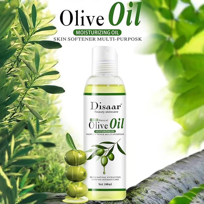 Natural Softening Multi-Purpose Moisturizing Mineral Oil Relive Dry Skin 100ml/3.38fl.oz (Olive Oil)