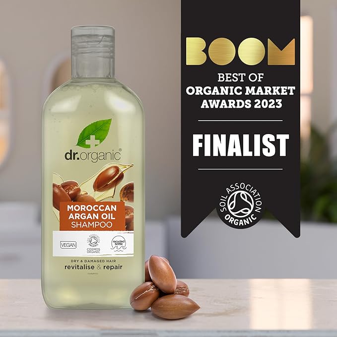 Organic Doctor Moroccan Argan Oil, Shampoo, 9 Fluid Ounce