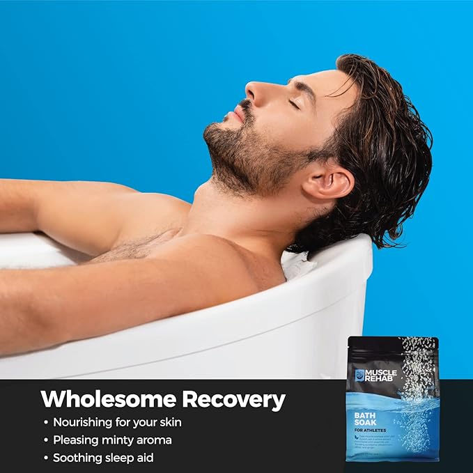 Bath Muscle Recovery Epsom Soak 6lb Bulk Pail-Arnica Bath Soak for Muscle Pain Aches and Joint Stiffness, Sleep Better, Magnesium Bath Soakwith Turmeric for Feet and Hands Too