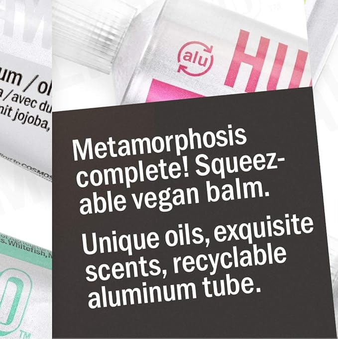 Hurraw! Balmtoo Squeezable Balm, Lavender Rose: Thick, ultra-moisturizing. Anywhere application. Body, face, lips, neck, fingers, toes. 1 tube = 7 sticks of lip balm. Natural, Organic. Made in USA