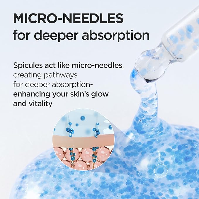 P.CALM Blue Capsule 11 Serum – PDRN & Caffeine for Intense Moisture, Plumping Effect, Elasticity, and Radiant Skin, Korean PDRN Serum (30ml / 1.01 fl.oz)