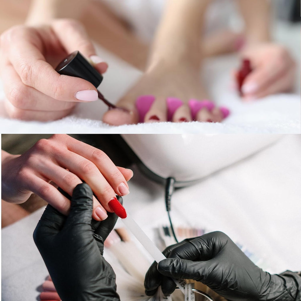 SUNFATT Foam Toe Separators,Toe Spacers for Women,Pedicure Toe Separators for Separating Toenails or Nails,Easy Finger and Toenail Polish Grooming,Soft Foams Pedicure Tools.12pcs