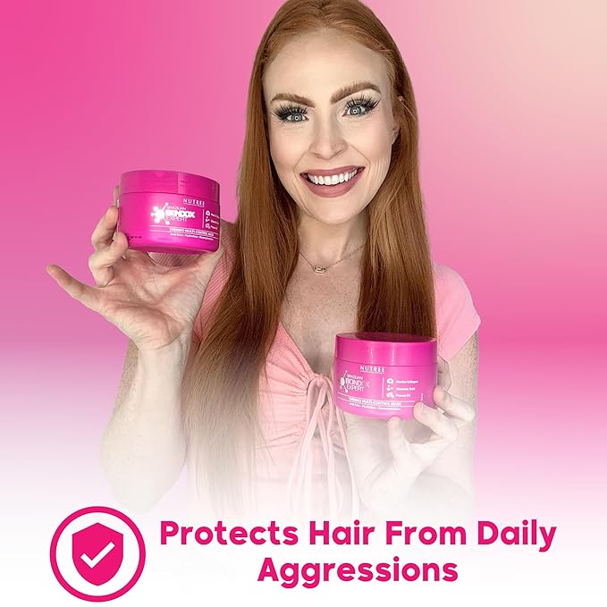 Brazilian Hair Care Set – BONDOX Repair Mask & B24 Peptide pH Maintenance Shampoo | Deep Hydration & Frizz Control | Restores & Strengthens Hair | Formaldehyde-Free & Cruelty-Free