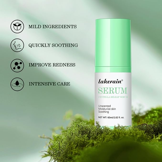 NICEFACE Centella Releaf Serum, Soothing, Calming, Facial Serum for face, Vegan & Cruelty-Free