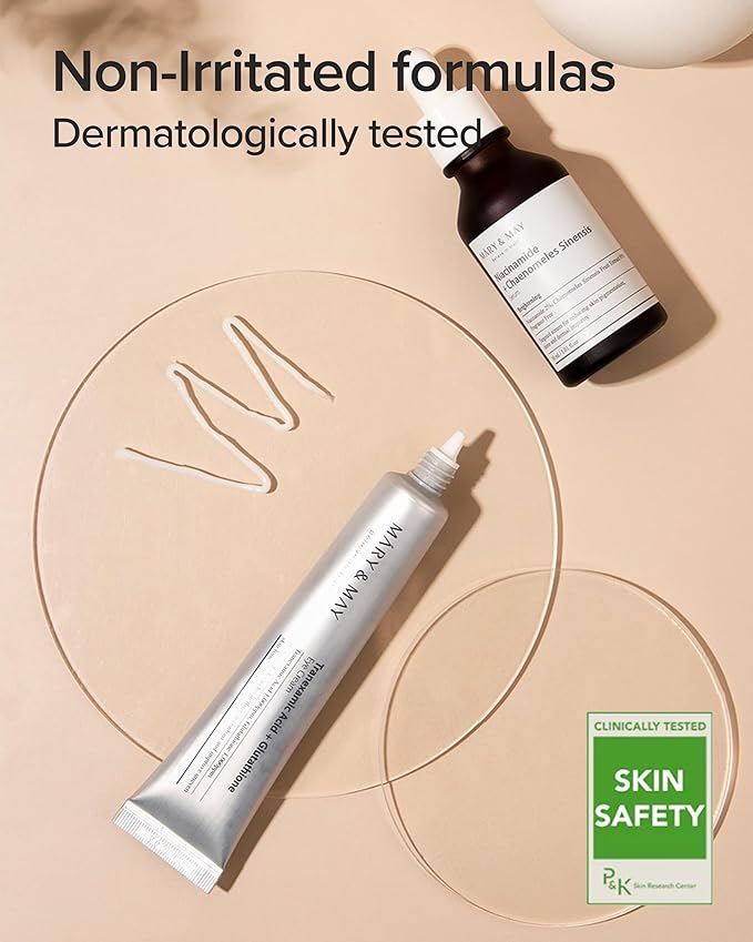 Mary&May Glutathione Eye Cream Special Set - Powerful Antioxidant, Reduces Dark Circles in the Eye, Improve Uneven Skin Tone with Vitamin C, 1.01 oz.+ Mini 0.4oz 2 Pack