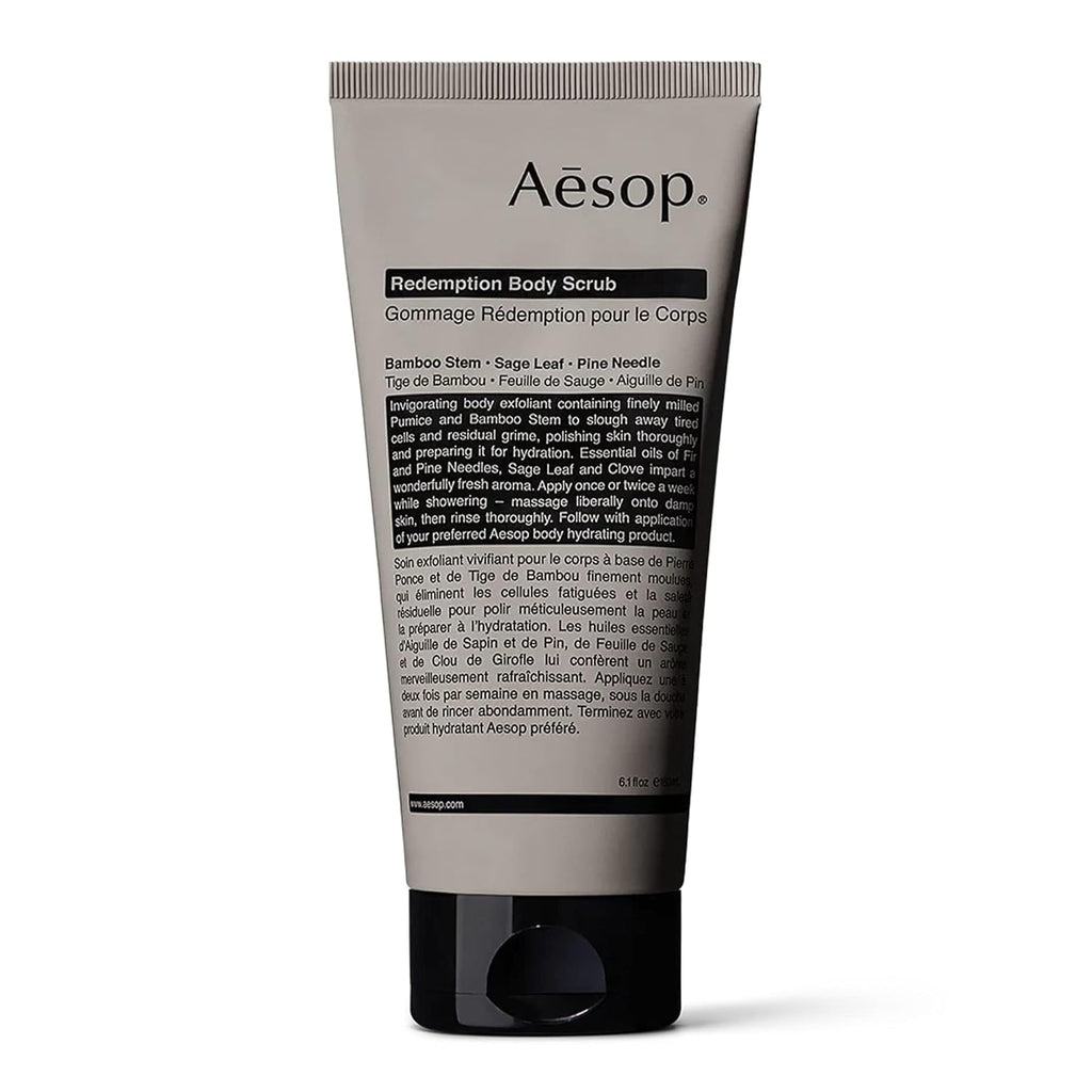 Aesop Redemption Body Scrub | Finely Milled Pumice and Aromatic Botanicals to Polish the Skin | 6.5oz / 180mL