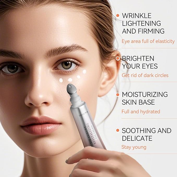 Caffeine Eye Cream(1 PACK), Eye Cream Anti Aging for Dark Circles & Puffiness, Delay Skin Aging, Brightens the Eye Contour,Eye Skin Care Suitable for Men and Women(15g/0.5oz)