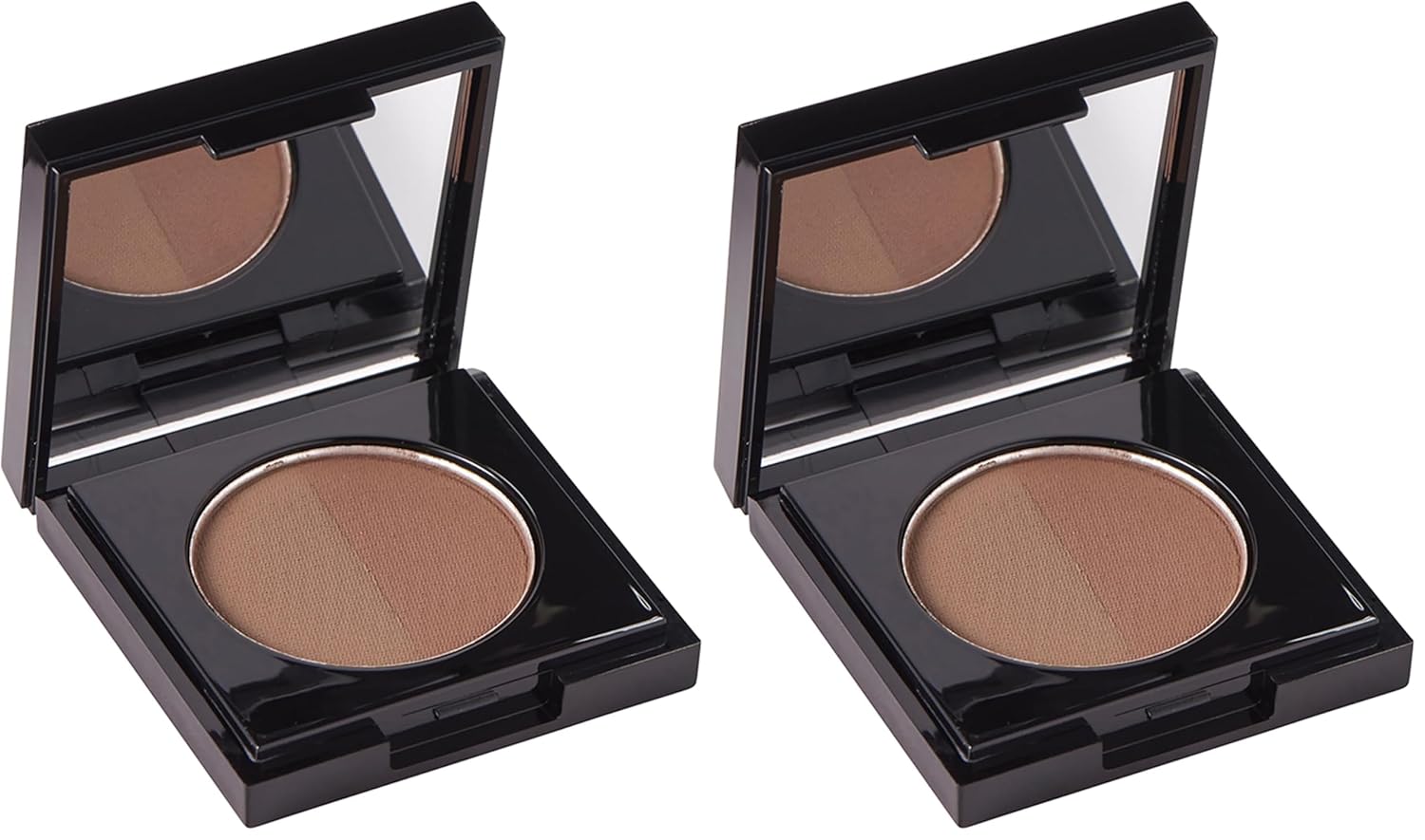 Arches & Halos Duo Luxury Brow Powder - Warm Brown for Women - 0.088 oz Eyebrow (Pack of 2)