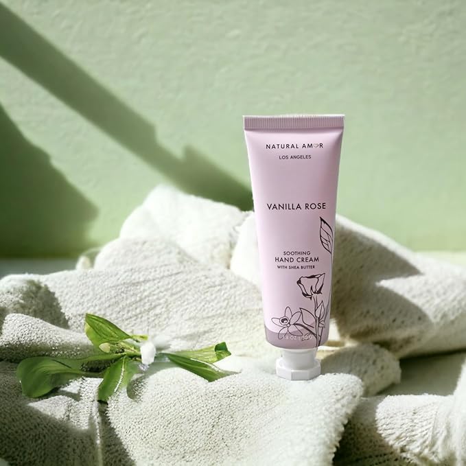 Natural Amor Relaxing Rose Spa Gifts for Women,Luxurious Bath Gift for her, 6pc Bath & Body Gift