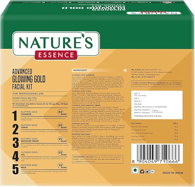Nature's Essence Ravishing Gold Kit, 250 grams