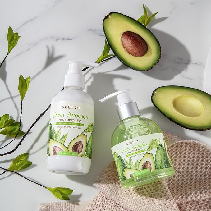 Daily Hand & Body Lotion with Moisturizing Shea Butter for All Skin Type- Fresh Avocado - 236 ML / 8 FL OZ