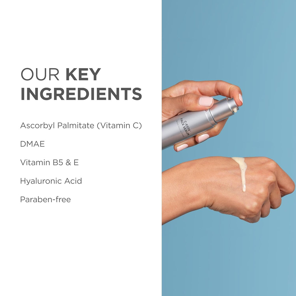 Jan Marini Skin Research C-ESTA Serum - Antioxidant-Rich Beauty Product for Dry, Oily & Normal/Combo Skin - Lifting & Firming Serum with Vitamin C - 1 fl oz