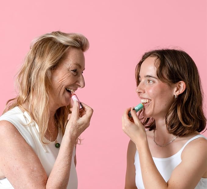 Slo | Natural Lip Balm - All Natural Ingredients, Vegan & Cruelty Free, Hydrating & Soothing, Plastic Free, Paper Packaging | Raspberry + Rosehip, (0.28oz/8g)