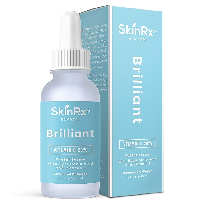 Vitamin C Serum with Hyaluronic Acid Vitamin E Collagen Formula [BIG 2-OZ Bottle] - Tightens, Brightens and Hydrates Skin for More Youthful and Radiant Appearance