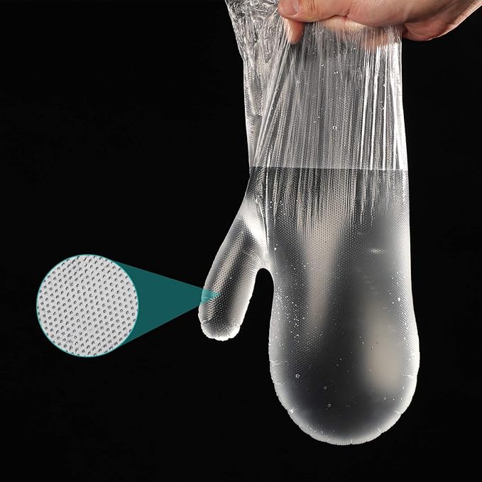 Segbeauty Extra Large Paraffin Wax Liners, 200pcs Plastic Paraffin Wax Mitts Booties Bags for Moisturizing, Paraffin Baths Gloves for Hand, Pedicure Sock Covers for Feet Hot Wax treat-ment