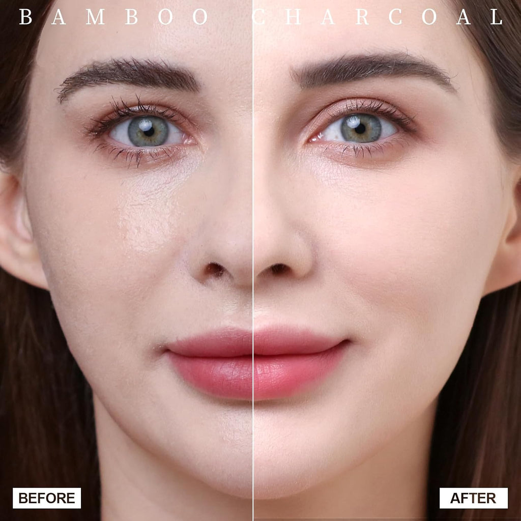 Teenitor Bamboo Charcoal Blotting Paper - 1200 Count Oil Absorbing Sheets for Oily Skin Face Oil Control Film