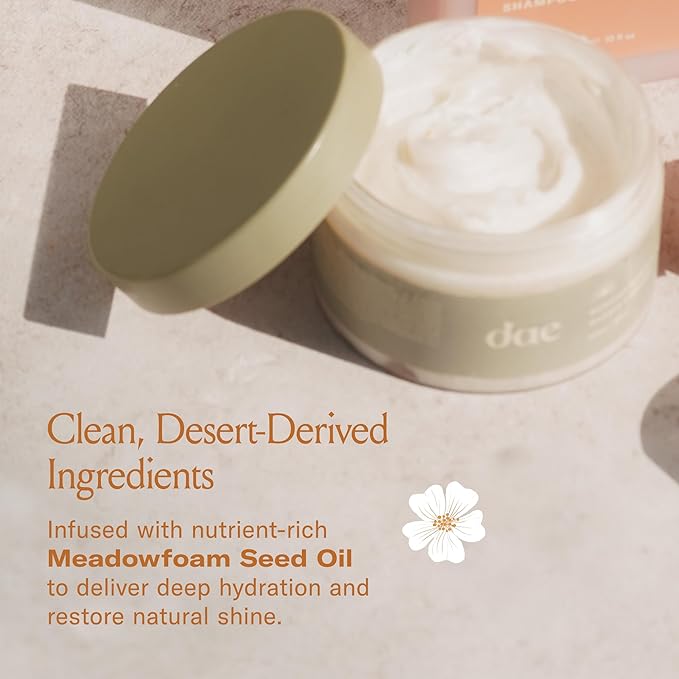 DAE Monsoon Moisture Mask - Intense Hydration, Leaves Hair Glossy & Smooth, Strengthens Elasticity, Helps Prevent Damage (2 oz)