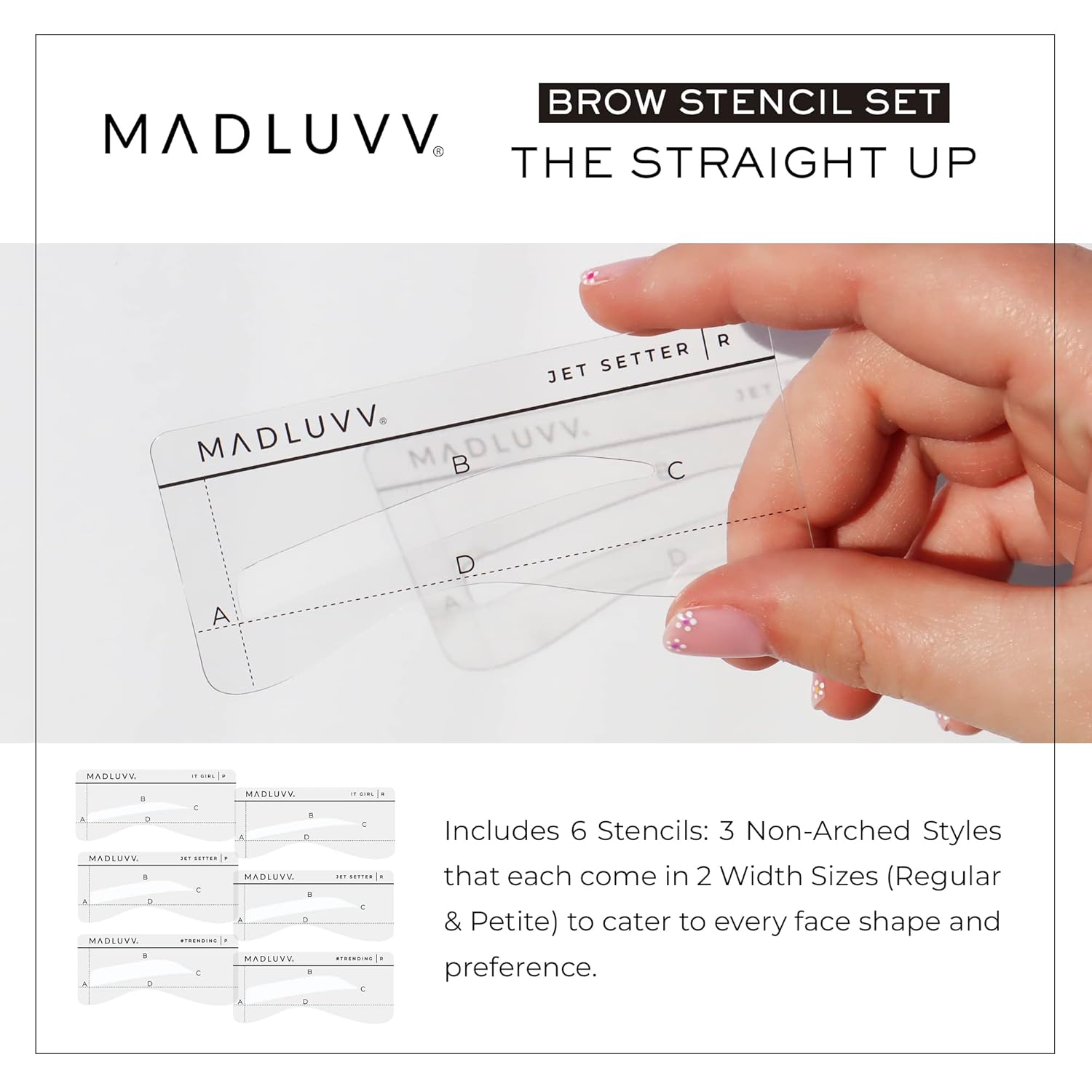 Madluvv Eyebrow Shaper Stencils - Thumbnail 5
