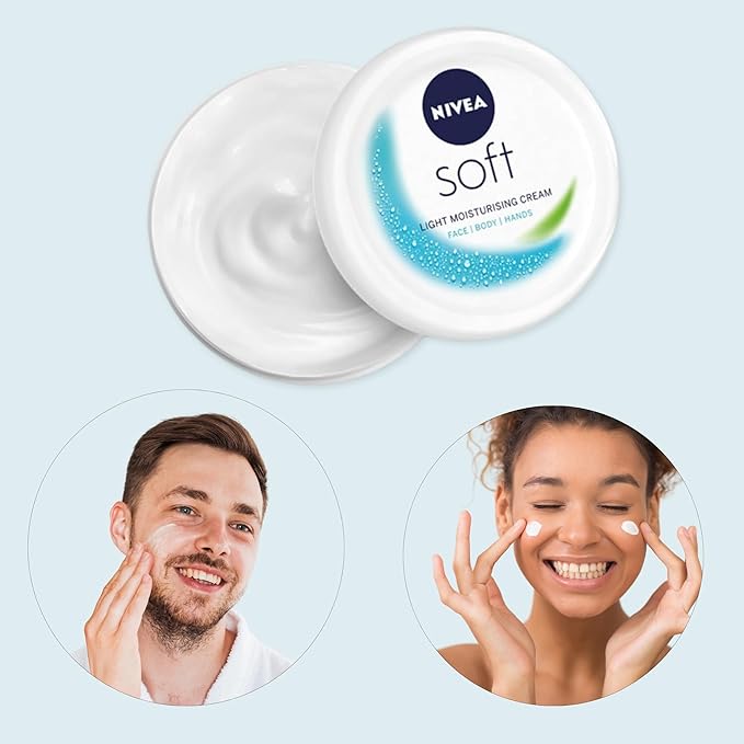 TINY SEED 6-Pack Travel Kit: Soft Cream Travel Size (0.84 oz each). Soft Moisturizing Cream for Face, Hands, and Body. Includes Complimentary Travel Zipper Pouch.