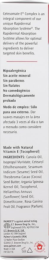 Palmer's Cocoa Butter Formula Skin Therapy Moisturizing Body Oil with Vitamin E & Pure Argan Oil, Deep Body Moisturizer for Dry, Damaged Skin, Scars or Stretch Marks, 5.1 Fl Oz (Pack of 3), YELLOW