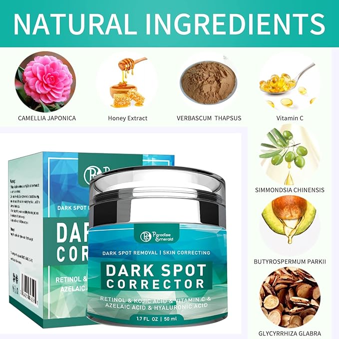 Dark Spot Remover for Face, Hyperpigmentation Treatment, Melasma, Freckle, Sun Spots Removal for All Skin Types Dark Spot Corrector for Men and Women