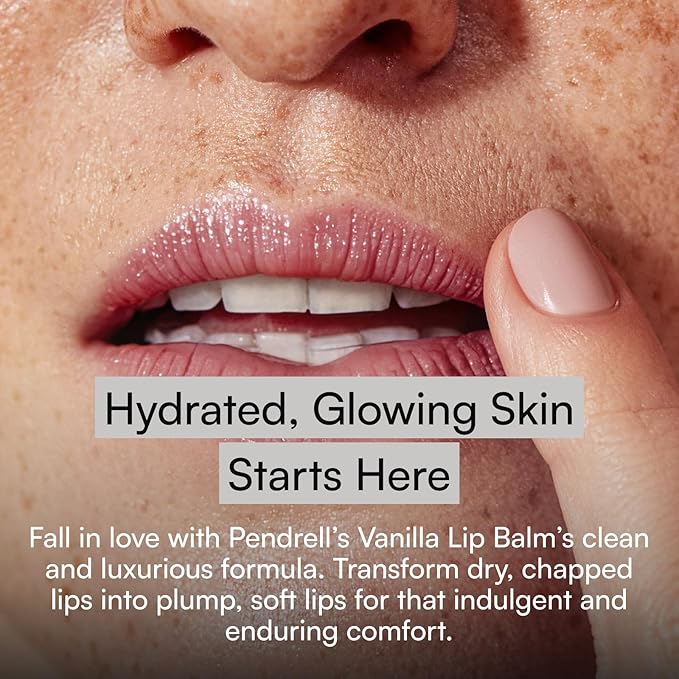 Lip Balm and Lip Mask (Vanilla) | Hydrating Lip Balm for Women with Hyaluronic Acid, Shea Butter & Vitamin E | 1 Oz (30g)