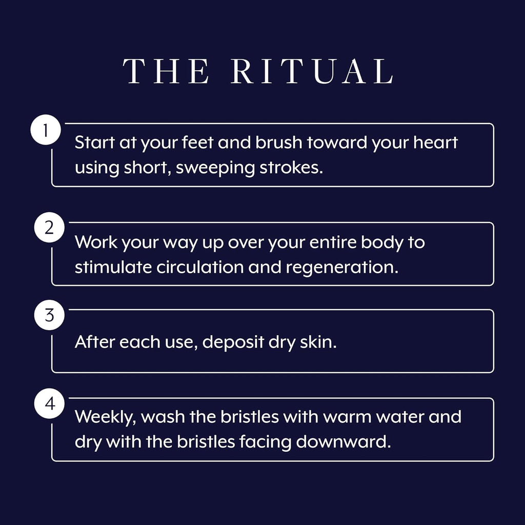 Aromatherapy Associates Revive Body Brush, Natural Dry Brush to Exfoliate Skin and Boost Circulation, Cellulite Brush Made of Natural and Sustainable Materials (1 Count)