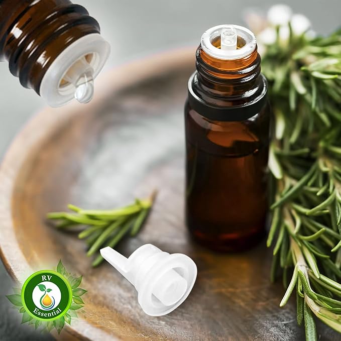 R V Essential Pure Rosehip Seed Carrier Oil 10ml (0.338oz)- Rosa Rubiginosa (100% Pure and Natural Cold Pressed)