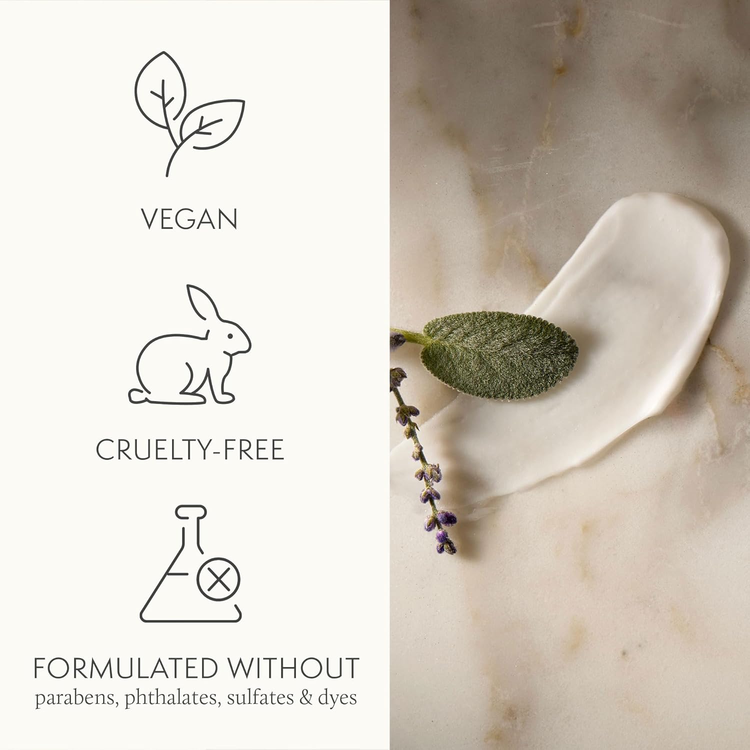 Thymes Restorative Hand Cream for Women & Men - Moisturizing Hand Cream Travel Size - Notes of Velvety Lavender, Warm Rosewood, Fresh Clary Sage, & Earthy Violet - Skin Care (Lavender, 1.9 fl oz)