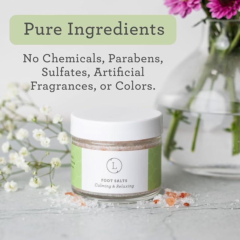 Lizush Lemongrass 6-Piece Spa Gift Set for Women - Relaxing Self-Care Basket, Luxury Handmade Body Care Items for Premium Relaxation - Sending Hugs - Handmade in the USA