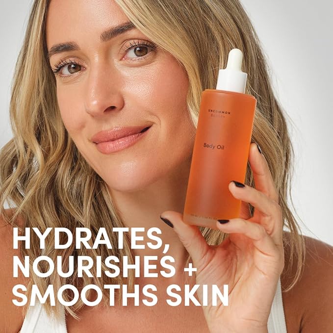 Body Oil - Nourishing and Hydrating Bodycare - All Skin Types, Vegan, Cruelty Free, Fragrance Free, 3.38 FL OZ