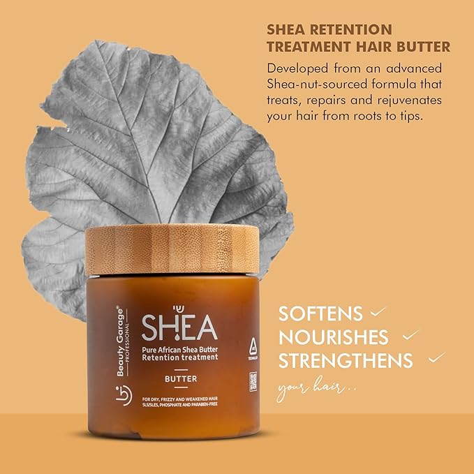 Pure African Shea Retention Treatment Hair Mask 500ml…