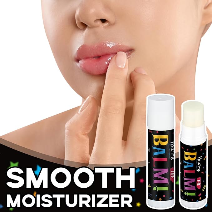 90 Pack Teacher Appreciation Gifts Bulk Lip Balms Employee Staff Team Thank You Gifts Nurse Volunteers Pastor Appreciation Party Gifts Favors for Women Men Coworkers Club You're the Balm