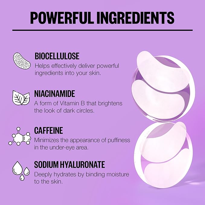 PEACE OUT Skincare Puffy Under-Eye Patches 6x pairs