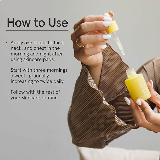 Barefaced Liquid Gold 30ml - 15% Vitamin C Serum with Hyaluronic Acid & Vitamin E for Anti-Aging, and Hydration, Antioxidant Formula, Reduces Dark Spots, Acne & Wrinkles