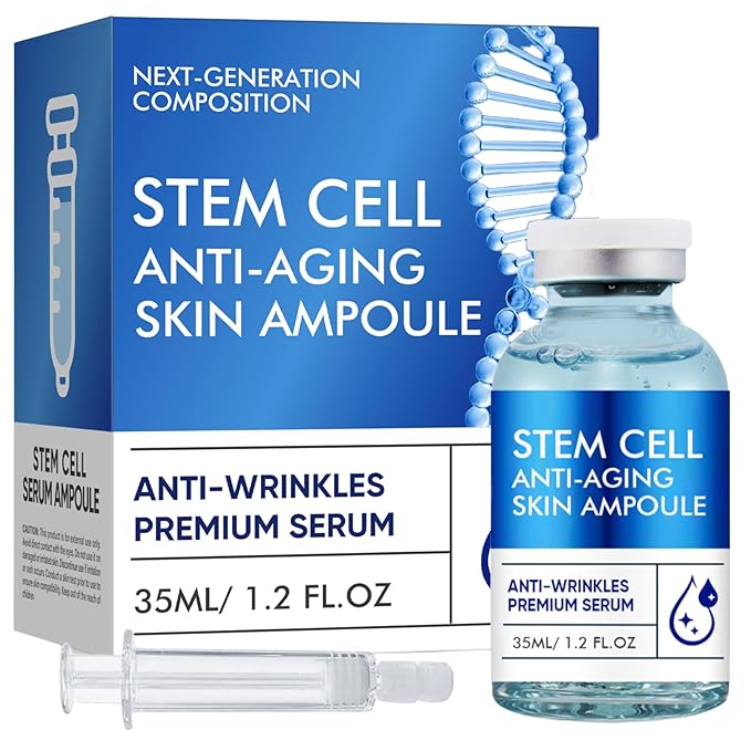 Stem Cell Anti-Aging Serum - Firm, Hydrate, and Renew Your Skin for a Youthful Glow,Strengthens and Moisturises Skin, Micro needling Serum Use with and without Micro Needling