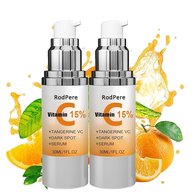 Vitamin Super C Serum For Women Over 70, Anti Wrinkle Vitamin C Retinol Serum For Mature Skin, Dark Spot, Age Spot, Fine Lines, 2 PCS.