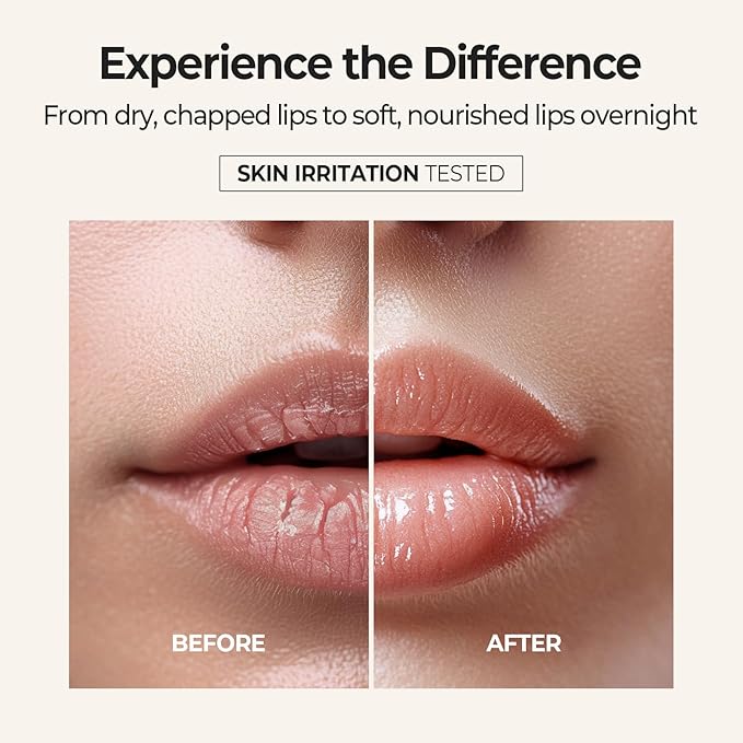 SKINFOOD Honey Sugar Lip Sleeping Mask, Lip Mask for Overnight, Korean Lip Care Product for Severely Chapped Lips, Hydrating Lip Butter for Dry Lips, Manuka Honey Lip Balm (0.71 fl. oz.)