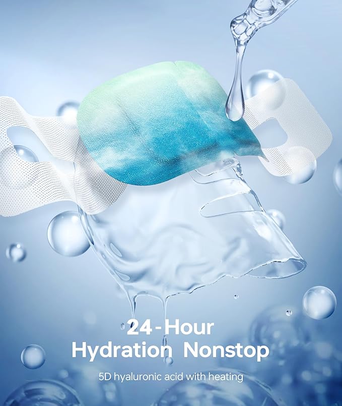 28 Pack Steam Eye Mask，Hyaluronic Acid Self Heating Warm Compress for Eyes, Heated Eye Mask for Fast Relief of Dry Eyes, Moisturizing & Highly Effective Steam Eye Mask