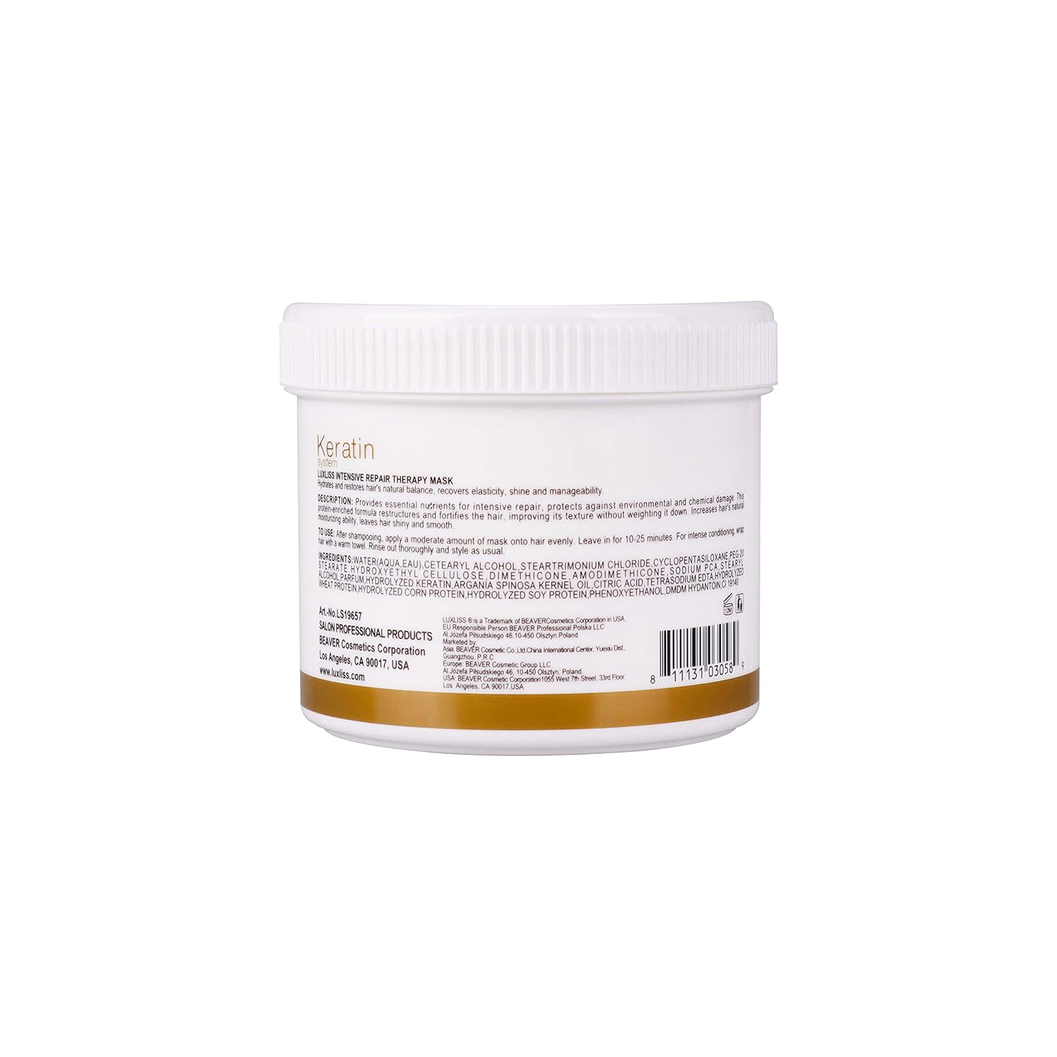 Professional Keratin Intensive Repair Therapy Mask