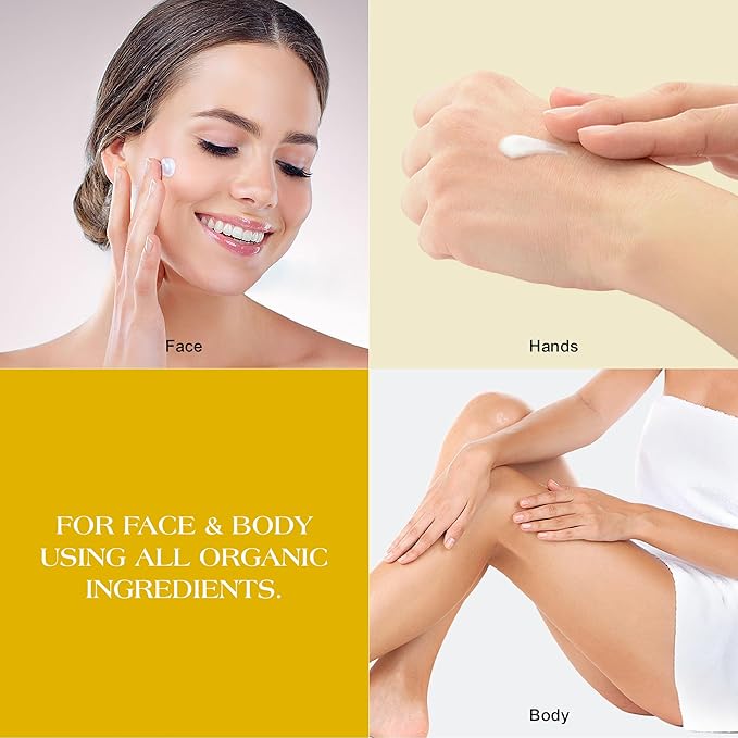 Handmade Whipped Tallow Balm for Skin Care- All Natural Grass Fed Beef Tallow All Purpose Balm,Face and Body Moisturizing Cream, Tallow Balm For Dry Skin- 2 oz