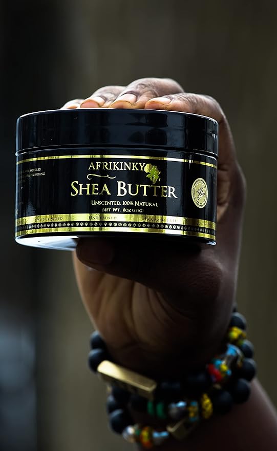 Shea Butter -Unrefined Pure Raw Grade A Ivory Authentic 8oz – Skin Nourishing, Moisturizing
