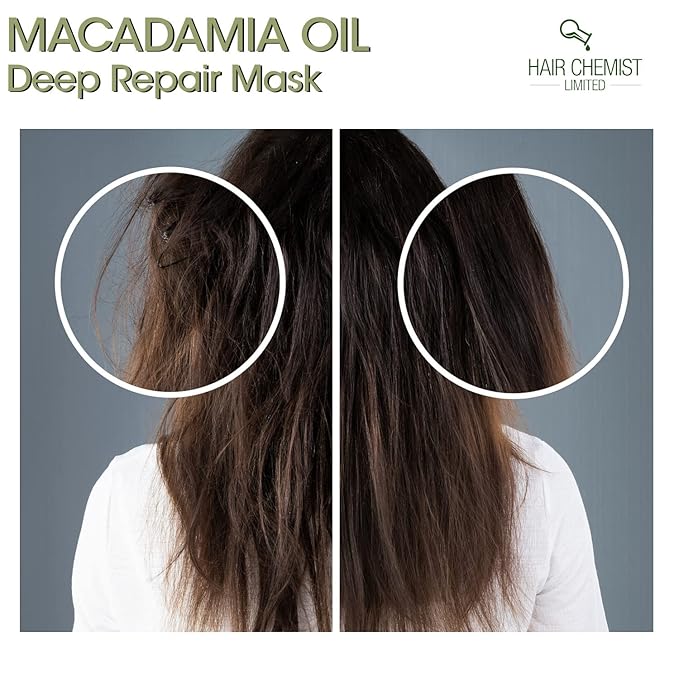Hair Chemist Macadamia Oil Deep Repair Masque Net Wt. 8 oz