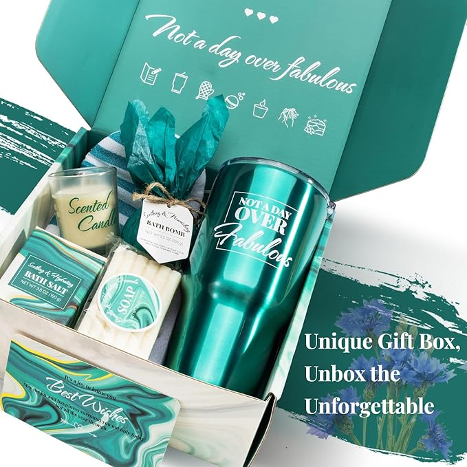 Bath Sets for Women Gift BODY & EARTH Gift Baskets for Women 8pcs Womens Christmas Gifts for Tumbler with Straw Birthday Gifts Mothers Day Gifts for Mom