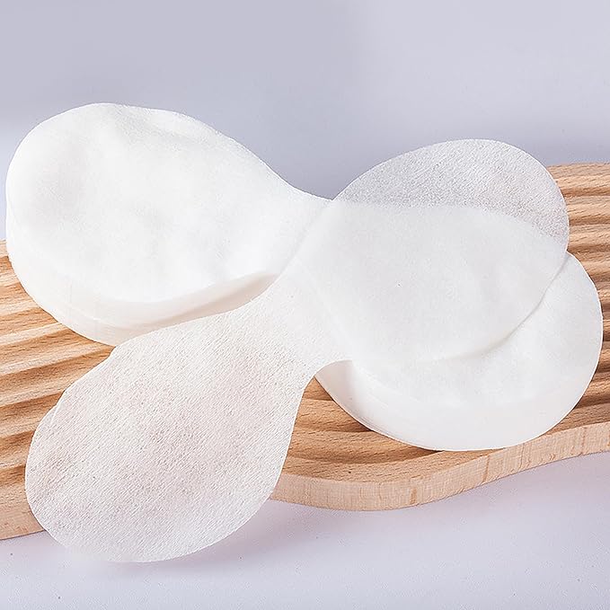 100 Sheets Disposable Eye Mask Paper,Non Woven Eye Care Cotton,Eye Pads for Facials,Patches Paper Eye Covers,DIY Clear Eye Mask Paper Beauty Sheets for Makeup Skincare Spa Wrap Moisture Retention