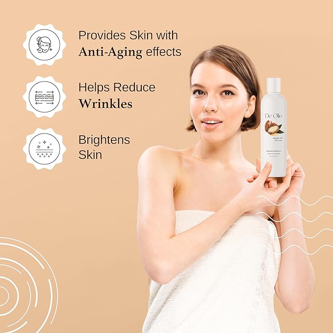 | Argan Oil of Morocco | 100% Pure & Natural Cold Pressed Argan Oil for Hair, Skin, Face, Body, Scalp | Refined Moroccan Hair Oil for Moisturizing and Strengthening | (7 LBS)