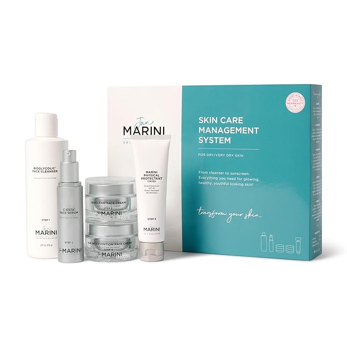 Jan Marini Skin Research Skin Care Management System - With Marini Physical Protectant Tinted SPF 45 - Dry/Very Dry Skin