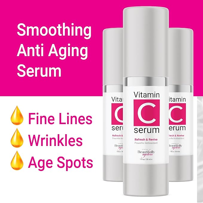 Vitamin C Face Serum Smooths and Hydrates for a Radiant Glow