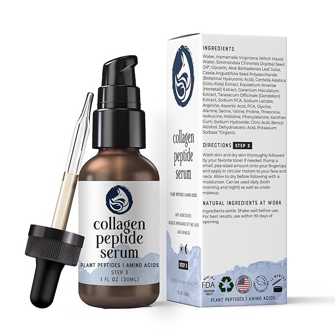 Youthful Skin Duo: Peptide Collagen Serum & Retinol Face Serum